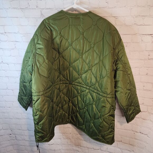 Women's Blank NYC button-down puffer jacket, size 3X - Picture 4 of 4